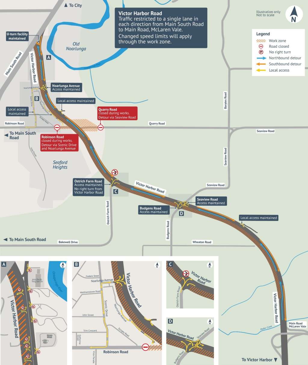 Vista Traffic Changes Map